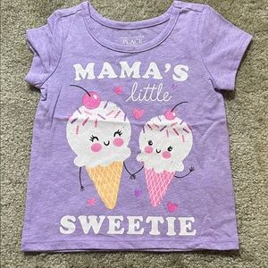 Girls, purple ice cream cones, mama, sweetie, the children’s place